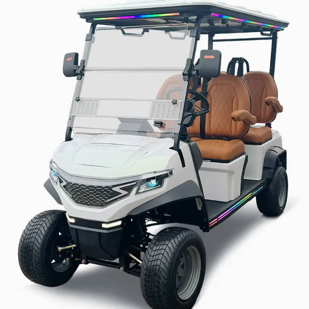Flash Mode Electric Club Car Golf Buggy Cart 4 Seats Electric Golf Carts with Lithium Battery