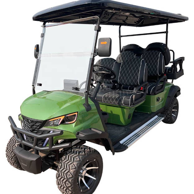 Electric 2+2seats Golf Cart 4 Seats Electric Passenger Golf Cart
