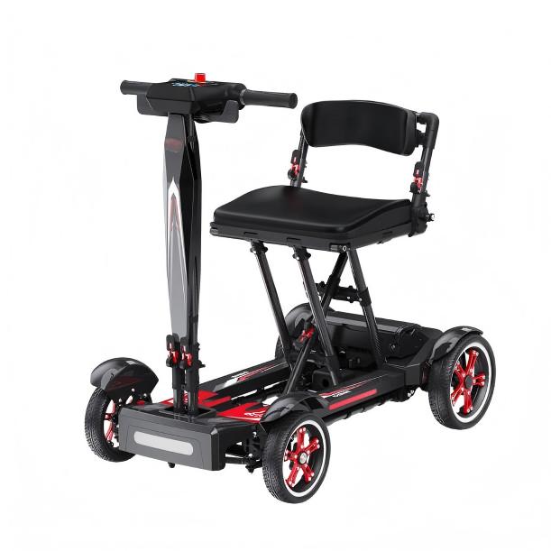 Lightweight 4 Wheel Foldable Electric Scooter for Elderly Adults Outdoor Travel Mobility Scooter(1)