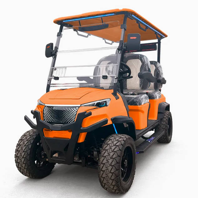 4 Seats Electric Golf Cart New Energy Lithium Battery Golf Buggy Car